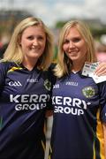 6 June 2010; Kerry suppoerters Jenny Pusch, left, and Jessie Doig, from Minnesota, USA, ahead of the game. Munster GAA Football Senior Championship Semi-Final, Kerry v Cork, Fitzgerald Stadium, Killarney, Co. Kerry. Picture credit: Stephen McCarthy / SPORTSFILE