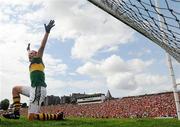6 June 2010; Kerry's Kieran Donaghy reacts to a refereeing decision in the square. Munster GAA Football Senior Championship Semi-Final, Kerry v Cork, Fitzgerald Stadium, Killarney, Co. Kerry. Picture credit: Brendan Moran / SPORTSFILE