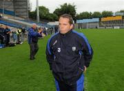 7 June 2010; Waterford manager Davy Fitzgerald at the final whistle. Munster GAA Hurling Senior Championship Semi-Final, Waterford v Clare, Semple Stadium, Thurles, Co. Tipperary. Picture credit: Stephen McCarthy / SPORTSFILE