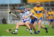 7 June 2010; Declan Prendergast, Waterford, in action against Sean Collins, Clare. Munster GAA Hurling Senior Championship Semi-Final, Waterford v Clare, Semple Stadium, Thurles, Co. Tipperary. Picture credit: Brendan Moran / SPORTSFILE