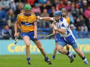 7 June 2010; Diarmuid McMahon, Clare, in action against Shane Walsh, Waterford. Munster GAA Hurling Senior Championship Semi-Final, Waterford v Clare, Semple Stadium, Thurles, Co. Tipperary. Picture credit: Stephen McCarthy / SPORTSFILE