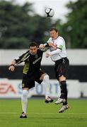 8 June 2010; Eamon Zayed, Sporting Fingal, in action against Wayne Hatswell, Dundalk. Airtricity League Premier Division, Dundalk v Sporting Fingal, Oriel Park, Dundalk, Co. Louth. Photo by Sportsfile