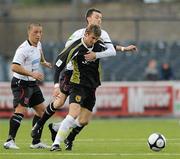 8 June 2010; Ronan Finn, Sporting Fingal, in action against Alan Cawley, Dundalk. Airtricity League Premier Division, Dundalk v Sporting Fingal, Oriel Park, Dundalk, Co. Louth. Photo by Sportsfile