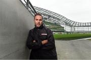 11 May 2016; SPAR FAI Primary School 5s Programme ambassador and former Republic of Ireland International Jason McAteer was at the AVIVA Stadium to watch the SPAR FAI Primary School 5s National Finals where 192 girls and boys from 24 schools battled it out for national honours. The 2016 SPAR FAI Primary School 5s Programme was the biggest yet as almost 24,000 children from 1,267 schools took part in county, regional and provincial blitzes nationwide. For further information please see www.spar.ie or www.faischools.ie. Aviva Stadium, Dublin. Picture credit: Matt Browne / SPORTSFILE