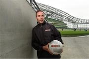 11 May 2016; SPAR FAI Primary School 5s Programme ambassador and former Republic of Ireland International Jason McAteer was at the AVIVA Stadium to watch the SPAR FAI Primary School 5s National Finals where 192 girls and boys from 24 schools battled it out for national honours. The 2016 SPAR FAI Primary School 5s Programme was the biggest yet as almost 24,000 children from 1,267 schools took part in county, regional and provincial blitzes nationwide. For further information please see www.spar.ie or www.faischools.ie. Aviva Stadium, Dublin. Picture credit: Matt Browne / SPORTSFILE