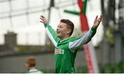 11 May 2016; Christian Hennessy St Michael's NS, Coothill, Cavan, celebrates a goal for his side. SPAR FAI Primary School 5s National Finals, Aviva Stadium, Dublin. Picture credit: Piaras Ó Mídheach / SPORTSFILE