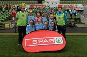 11 May 2016; The Ardnagrath NS, Athlone, Westmeath, squad. SPAR FAI Primary School 5s National Finals, Aviva Stadium, Dublin. Picture credit: Piaras Ó Mídheach / SPORTSFILE