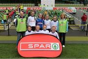 11 May 2016; The Claregalway NS, Galway, squad. SPAR FAI Primary School 5s National Finals, Aviva Stadium, Dublin. Picture credit: Piaras Ó Mídheach / SPORTSFILE