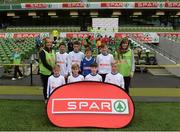 11 May 2016; The Killeeneen NS, Craughwell, Galway, squad. SPAR FAI Primary School 5s National Finals, Aviva Stadium, Dublin. Picture credit: Piaras Ó Mídheach / SPORTSFILE