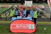 11 May 2016; The Dean Kelly NS, Athlone, Westmeath, squad. SPAR FAI Primary School 5s National Finals, Aviva Stadium, Dublin. Picture credit: Piaras Ó Mídheach / SPORTSFILE