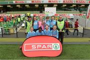 11 May 2016; The St Fiacc's NS, Graingecullen, Carlow, squad. SPAR FAI Primary School 5s National Finals, Aviva Stadium, Dublin. Picture credit: Piaras Ó Mídheach / SPORTSFILE