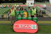 11 May 2016; The St Patrick's BNS, Lurgybrack, Donegal, squad. SPAR FAI Primary School 5s National Finals, Aviva Stadium, Dublin. Picture credit: Piaras Ó Mídheach / SPORTSFILE