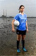 12 May 2016; Dublin stars Ali Twomey, Noelle Healy, David Treacy and Jonny Cooper helped Dublin GAA and sponsors AIG Insurance officially launch the new Dublin jersey today. Available at oneills.com and at sports outlets nationwide for €65, the jersey will be worn for the first time in a game by the Dublin minor hurlers on Saturday against Kilkenny. Pictured is Dublin Ladies footballer Noelle Healy. Photo by Stephen McCarthy/Sportsfile