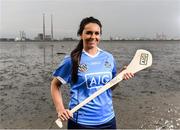 12 May 2016; Dublin stars Ali Twomey, Noelle Healy, David Treacy and Jonny Cooper helped Dublin GAA and sponsors AIG Insurance officially launch the new Dublin jersey today. Available at oneills.com and at sports outlets nationwide for €65, the jersey will be worn for the first time in a game by the Dublin minor hurlers on Saturday against Kilkenny. Pictured is Dublin Camogie star Ali Twomey. Photo by Stephen McCarthy/Sportsfile