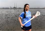 12 May 2016; Dublin stars Ali Twomey, Noelle Healy, David Treacy and Jonny Cooper helped Dublin GAA and sponsors AIG Insurance officially launch the new Dublin jersey today. Available at oneills.com and at sports outlets nationwide for €65, the jersey will be worn for the first time in a game by the Dublin minor hurlers on Saturday against Kilkenny. Pictured is Dublin Camogie star Ali Twomey. Photo by Stephen McCarthy/Sportsfile