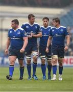 7 May 2016; Leinster players, from left, Jack McGrath, Ross Molony, Dominic Ryan and Jamie Heaslip. Guinness PRO12, Round 22, Leinster v Benetton Treviso. RDS Arena, Ballsbridge, Dublin. Picture credit: Ramsey Cardy / SPORTSFILE