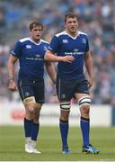 7 May 2016; Ross Molony, right, and Jamie Heaslip, Leinster. Guinness PRO12, Round 22, Leinster v Benetton Treviso. RDS Arena, Ballsbridge, Dublin. Picture credit: Ramsey Cardy / SPORTSFILE
