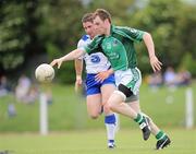 6 June 2010; Seanie Buckley, Limerick, in action against Eamon Walsh, Waterford. Munster GAA Football Senior Championship Semi-Final, Waterford v Limerick, Fraher Field, Dungarvan, Co. Waterford. Picture credit: Brian Lawless / SPORTSFILE