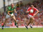 6 June 2010; Paudie Kissane, Cork, in action against Micheal Quirke, Kerry. Munster GAA Football Senior Championship Semi-Final, Kerry v Cork, Fitzgerald Stadium, Killarney, Co. Kerry. Picture credit: Stephen McCarthy / SPORTSFILE