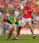 6 June 2010; Paudie Kissane, Cork, in action against Tommy Griffin, Kerry. Munster GAA Football Senior Championship Semi-Final, Kerry v Cork, Fitzgerald Stadium, Killarney, Co. Kerry. Picture credit: Stephen McCarthy / SPORTSFILE