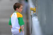 6 June 2010; A young Kerry supporter watches on during the game. Munster GAA Football Senior Championship Semi-Final, Kerry v Cork, Fitzgerald Stadium, Killarney, Co. Kerry. Picture credit: Stephen McCarthy / SPORTSFILE