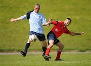 11 June 2010; Derek Owens, from Dublin, Eastern Region 1, left, in action against Gary Tobin, from Waterford, Eastern Region, during the second day of the 2010 Special Olympics Ireland Games. University of Limerick, Limerick. Picture credit: Stephen McCarthy / SPORTSFILE