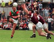 24 May 1998; Colm McManaman of Mayo in action against John Divilly, left, and Gary Fahey of Galway during the Connacht GAA Football Senior Championship Quarter-Final match between Mayo and Galway at McHale Park in Castlebar, Co. Mayo. Photo by Matt Browne/Sportsfile