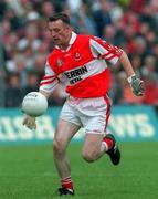 31 May 1998; Dermot Dougan of Derry during the Ulster GAA Football Senior Championship Quarter-Final match between Derry and Monaghan at Celtic Park in Derry. Photo by David Maher/Sportsfile