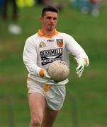 24 May 1998; Donald Shannon of Antrim during the Ulster Senior Football Championship Quarter-Final match between Antrim and Donegal at Casement Park in Belfast. Photo by David Maher/Sportsfile