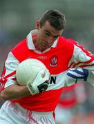 31 May 1998; Eamonn Burns of Derry during the Ulster GAA Football Senior Championship Quarter-Final match between Derry and Monaghan at Celtic Park in Derry. Photo by David Maher/Sportsfile