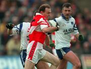 31 May 1998; Henry Downey of Derry during the Ulster GAA Football Senior Championship Quarter-Final match between Derry and Monaghan at Celtic Park in Derry. Photo by David Maher/Sportsfile