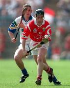 17 May 1998, Pat Ryan of Cork in action against Ken McGrath of Waterford during the National GAA Hurling League Final match between Cork and Waterford at Semple Stadium in Thurles, Co Tipperary. Photo by Ray McManus/Sportsfile