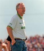 14 June 1998; Leitrim Manager Peter McGinnity during the Connacht Senior Football Championship Semi-Final match between Leitrim and Galway at PÃ¡irc SeÃ¡n Mac Diarmada in Carrick-On-Shannon, Co. Leitrim. Photo by Matt Browne/Sportsfile