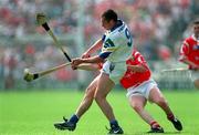 17 May 1998, Peter Queally of Waterford in action against Pat Ryan of Cork during the National GAA Hurling League Final match between Cork and Waterford at Semple Stadium in Thurles, Co Tipperary. Photo by Ray McManus/Sportsfile