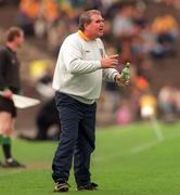24 May 1998; Antrim manager Ray McDonald during the Ulster Senior Football Championship Quarter-Final match between Antrim and Donegal at Casement Park in Belfast. Photo by David Maher/Sportsfile