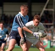 7 June 1998, Ronan Quinn Kildare in action against Ciaran Whelan Dublin, Leinster Football Championship. Picture Credit: Damien Eagers/SPORTSFILE