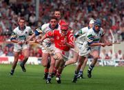 17 May 1998, Sean McGrath of Cork in action during the National GAA Hurling League Final match between Cork and Waterford at Semple Stadium in Thurles, Co Tipperary. Photo by Damien Eagers/Sportsfile