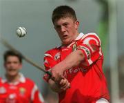 31 May 1998; Sean O'Farrell of Cork during the Munster Senior Hurling Championship Quarter-Final match between Limerick and Cork at the Gaelic Grounds in Limerick. Photo by Ray McManus/Sportsfile