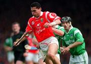 31 May 1998; Seán Og O hAilpin of Cork during the Munster Senior Hurling Championship Quarter-Final match between Limerick and Cork at the Gaelic Grounds in Limerick. Photo by Ray McManus/Sportsfile
