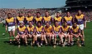 14 June 1998; The Wexford team prior to the Leinster Senior Hurling Championship Semi-Final match between Offaly and Wexford at Croke Park in Dublin. Photo by Ray McManus/Sportsfile