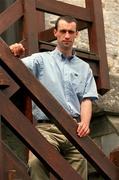 15 June 2001; Tipperary hurler Thomas Dunne stands for a portrait at Holycross Abbey in Holycross, Tipperary. Photo by Damien Eagers/Sportsfile