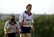15 June 2001; Malcolm O'Kelly during a British and Irish Lions Training Session at Brisbane Grammar School Playing Fields in Queensland, Australia. Photo by Matt Browne/Sportsfile