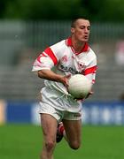 17 June 2001; Brian McGuigan of Tyrone during the Bank of Ireland Ulster Senior Football Championship Semi-Final match between Tyrone and Derry at St Tiernach's Park in Clones, Monaghan. Photo by Damien Eagers/Sportsfile