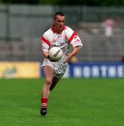 17 June 2001; Brian McGuigan of Tyrone during the Bank of Ireland Ulster Senior Football Championship Semi-Final match between Tyrone and Derry at St Tiernach's Park in Clones, Monaghan. Photo by Damien Eagers/Sportsfile