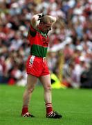 17 June 2001; Eoin McCloskey of Derry during the Bank of Ireland Ulster Senior Football Championship Semi-Final match between Tyrone and Derry at St Tiernach's Park in Clones, Monaghan. Photo by Damien Eagers/Sportsfile