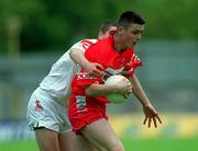 17 June 2001; Eoin Bradley of Derry during the Bank of Ireland Ulster Senior Football Championship Semi-Final match between Tyrone and Derry at St Tiernach's Park in Clones, Monaghan. Photo by Damien Eagers/Sportsfile