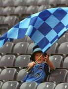 17 June 2001; Patrick Burke, age 9, from Phibsborough, Dublin, during the Bank of Ireland Leinster Senior Football Championship Semi-Final match between Dublin and Offaly at Croke Park in Dublin. Photo by Ray McManus/Sportsfile