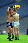 17 June 2001; Vinny Murphy of Dublin celebrates following the Bank of Ireland Leinster Senior Football Championship Semi-Final match between Dublin and Offaly at Croke Park in Dublin. Photo by Ray McManus/Sportsfile