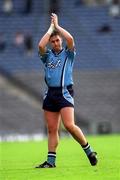 17 June 2001; Jonathan Magee of Dublin celebrates following the Bank of Ireland Leinster Senior Football Championship Semi-Final match between Dublin and Offaly at Croke Park in Dublin. Photo by Ray McManus/Sportsfile