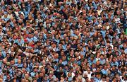 17 June 2001; Dublin supporters in Hill 16 during the Bank of Ireland Leinster Senior Football Championship Semi-Final match between Dublin and Offaly at Croke Park in Dublin. Photo by Ray Lohan/Sportsfile